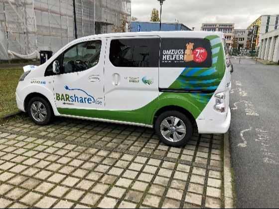 Der Bernauer Umzugshelfer an seinem Standort in der Jahnstraße 45. (Foto: Kreiswerke Barnim)