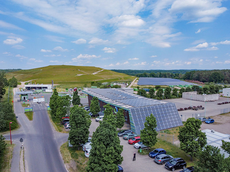 Der Recyclinghof in Eberswalde könnte bald nicht mehr nur Anlaufstelle für die Entsorgung sein, sondern auch ein Ort der Wiederverwendung. (Foto: Torsten Stapel)