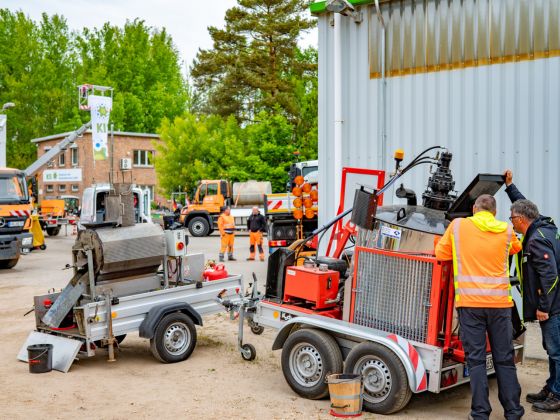 KIS-Technikschau für interessierte Gemeinde- und Bauhofvertreter*innen Foto: Torsten Stapel