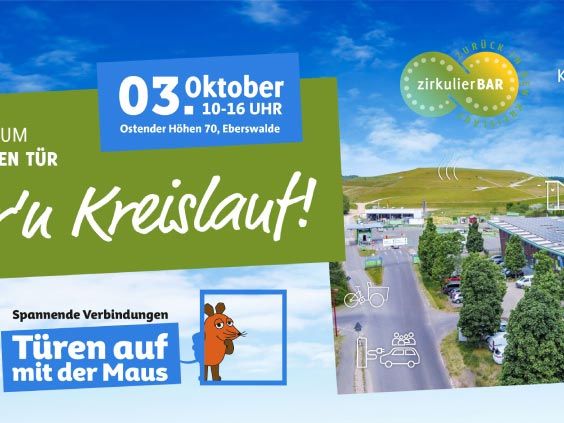 "Jut für'n Kreislauf" - Kreiswerke und zirkulierBAR laden ein © KWB