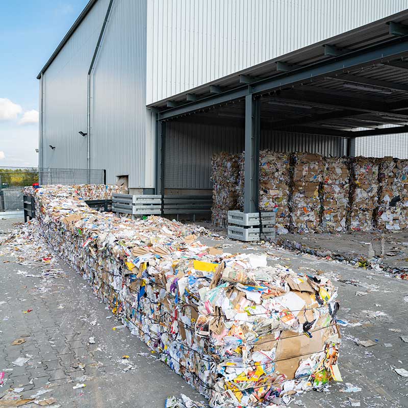 BDG Recyclinghof Bernau, Papierpresse 2