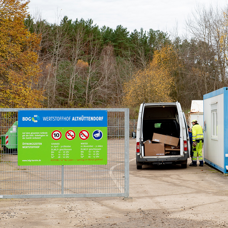 BDG Wertstoffhof Althüttendorf
