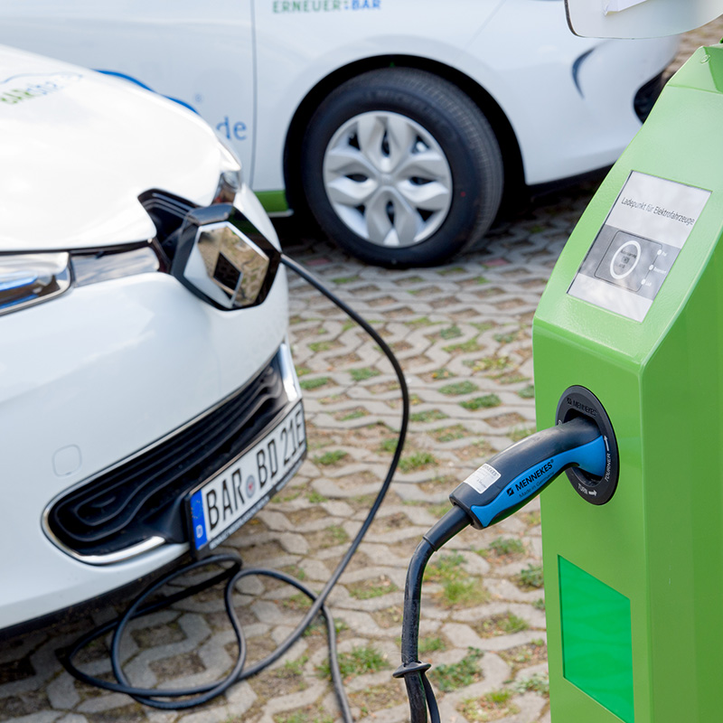 BARshare + emobility Ladesäule