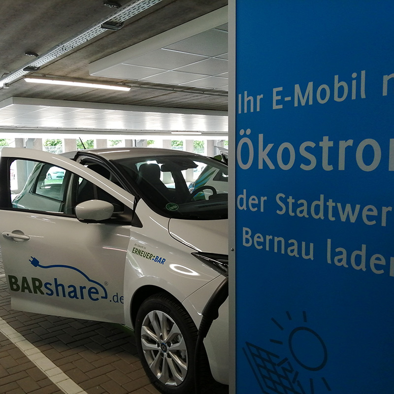 BEBG emobility Ladenetz Barnim Stadtwerke Bernau