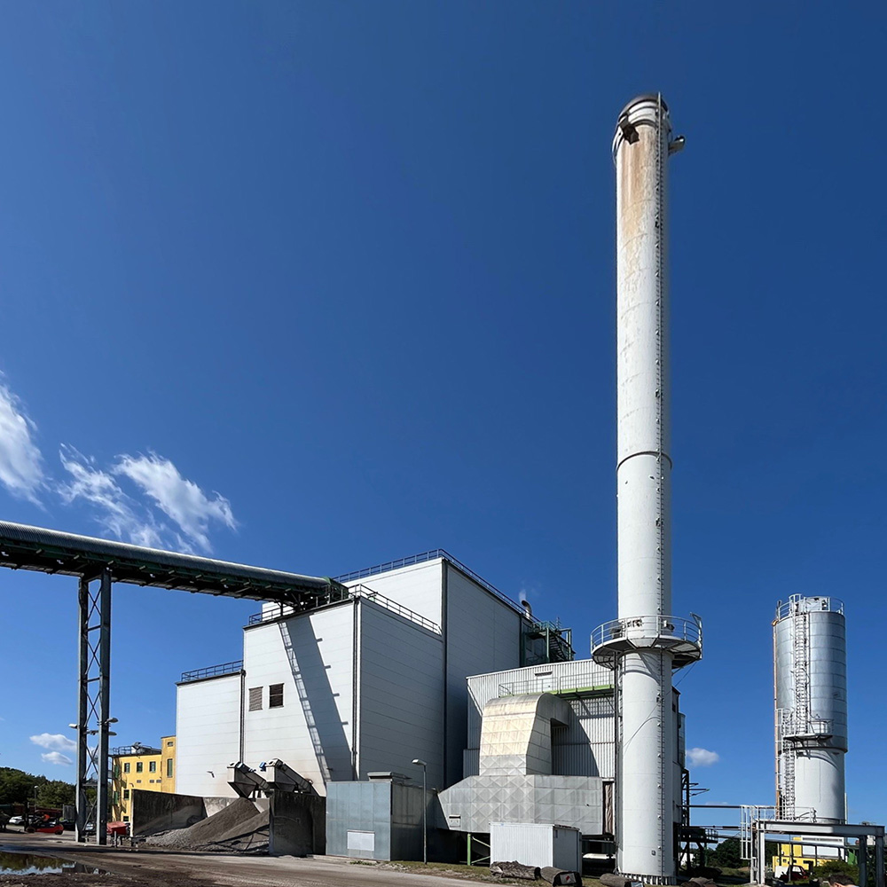 Holzheizkraftwerk HoKaWe in Eberswalde