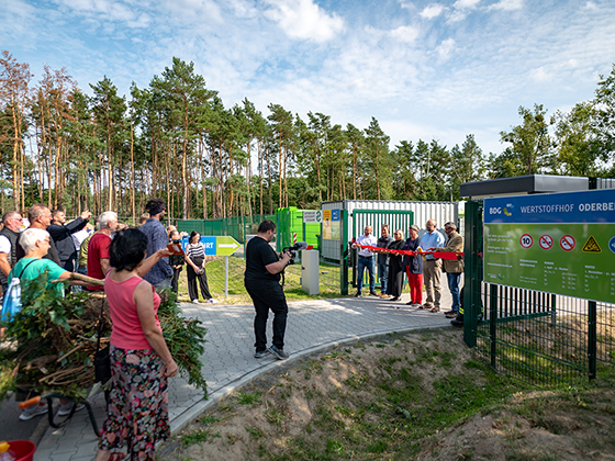 BDG eröffnet Wertstoffhof in Oderberg